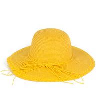 Žlutý dámský klobouk