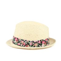 Romantický letní klobouk - světle béžový