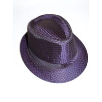 Trilby Panama klobouk fialový