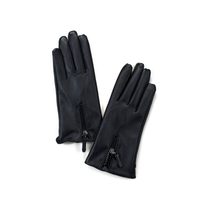 Zipové rukavice černé