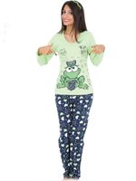 Bavlněné pyžamo Žabka