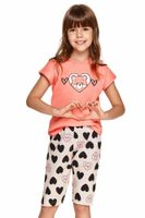 Dívčí pyžamo Amelia růžové srdce