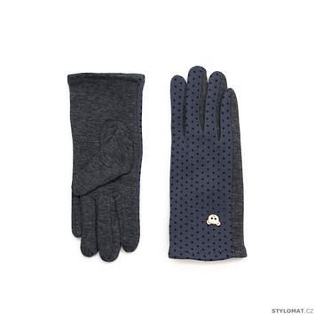 Hezké dámské rukavice šedé