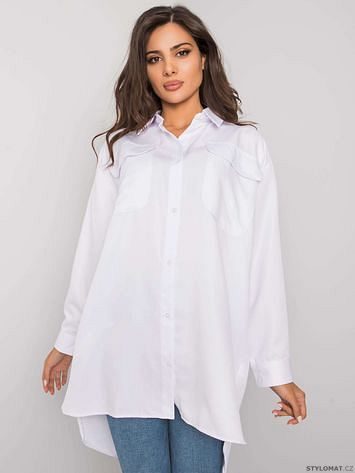 Dámská bílá bavlněná košile