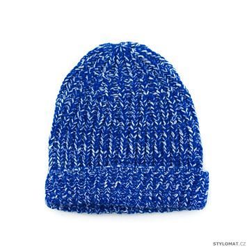 Dámská módní čepice modro-bílá