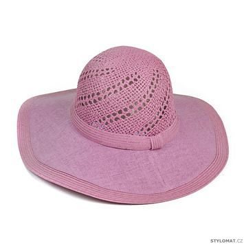 Přírodní letní klobouk růžový