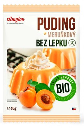 Bio puding MERUŇKOVÝ. BEZ LEPKU.