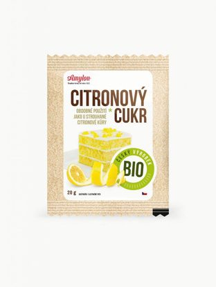 Bio CITRÓNOVÝ cukr český 20 g