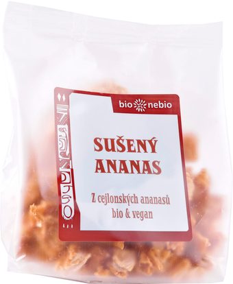 Bio ANANAS sušený 80 g. Úžasný!