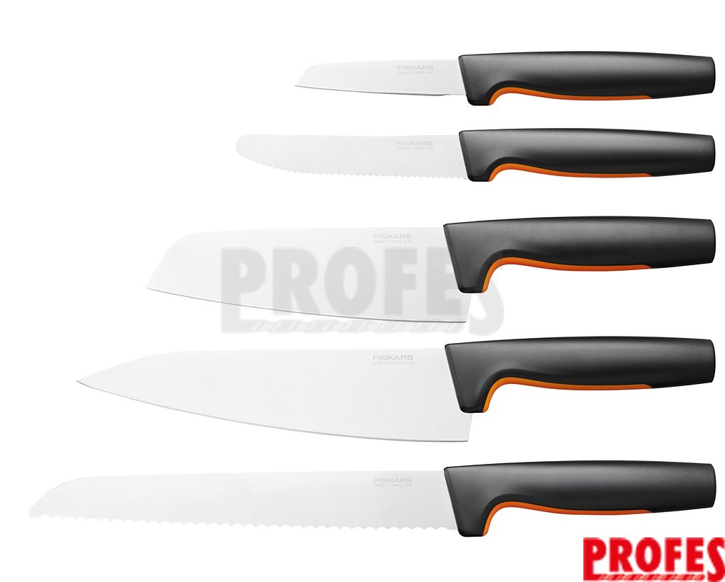 1057558 FF velký startovací set - 5 nožů - Fiskars - Kuchyňské příbory a  nože - - Naradi-Profes.cz