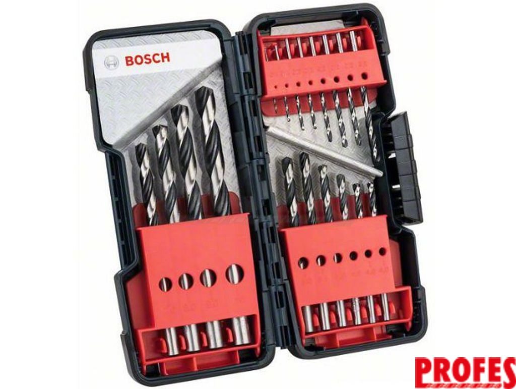 18-dílná sada vrtáků do kovu Bosch Twist Speed Toughbox HSS PointTeQ  1-10mm, 135°, DIN 338 (2608577350) - Bosch - Sady vrtáků - -  Naradi-Profes.cz