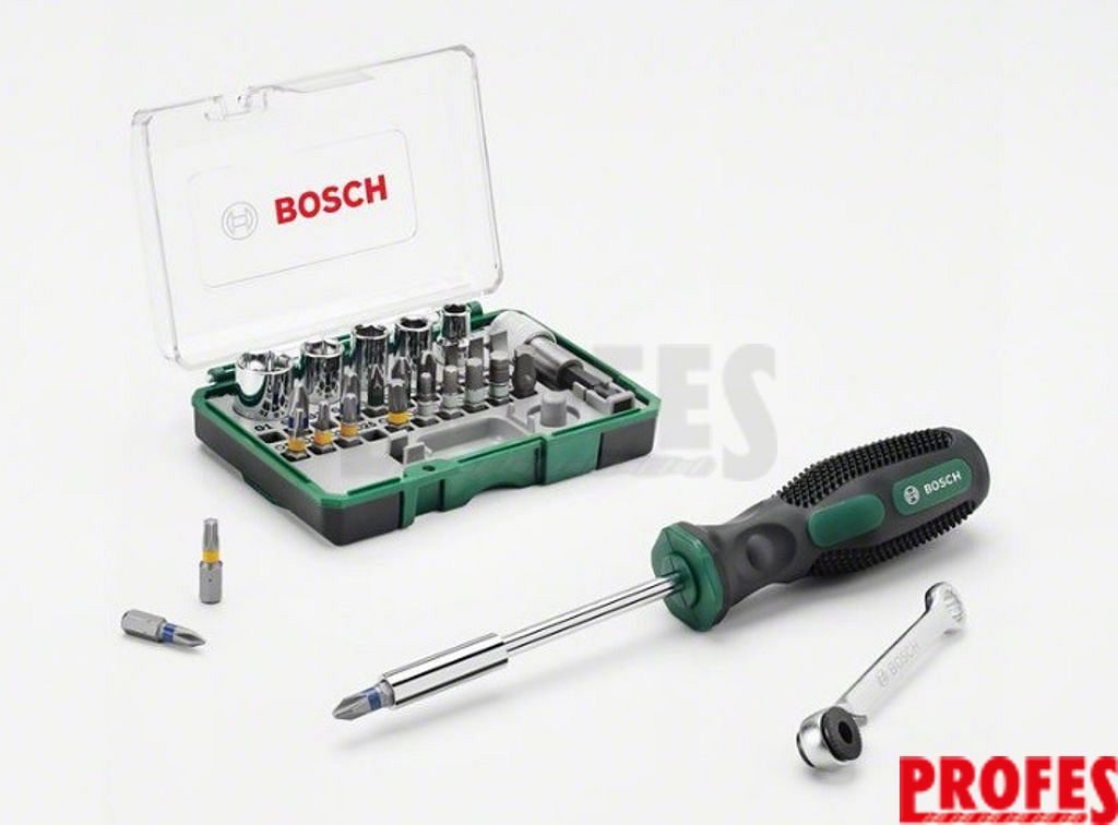 Sada bitů, 27-dílná, + ruční šroubovák, Bosch, 2.607.017.331 - Bosch - SADY  BITŮ - - Naradi-Profes.cz