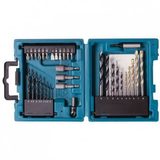 Sada vrtáků a bitů do kovu Makita (balení 34ks), D-36980