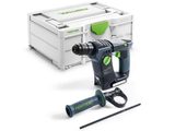 Bezuhlíkové aku vrtací kladivo SDS-plus Festool BHC 18-Basic - 18V, 1.8J, 25Nm, 1.9kg, kufr Systainer SYS3 M 187, bez akumulátoru a nabíječky (577600)