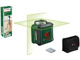Křížový laser Bosch UniversalLevel 360 - 24m, měkká úložná brašna, baterie, zelený laser (0603663E05)