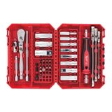 Sada ráčny 1/4", klíčů a dlouhých nástrčných klíčů Milwaukee Premium (42 ks)