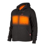 M12 HHBL4-0 vyhřívaná mikina s kapucí držák aku baterie černá 4932480064