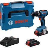 Bosch GSB 18V-65 Professional - 2x aku 18V/4.0Ah Li-Ion ProCORE, 65Nm, 1.12kg, kufr L-BOXX 136N (06019N3306)