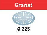 25x Brusný papír - brusivo pro brusky Festool PLANEX LHS 2 225 EQ(I), PLANEX 225 EQ, PLANEX LHS-E 225 easy (Festool Granat STF D225/128 P100 GR/25) 225mm, zr. P100, kód: 205656