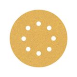 Brusný papír do excentrické brusky na barvu na dřevu a tvrdé dřevo Bosch C470 EXPERT - 125mm, zr.80, 8 otvorů (2608900910)