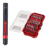 Sada rázových bitů Milwaukee Shockwave s tužkovou svítilnou (39 ks)