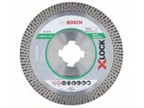 Diamantový kotouč na tvrdou dlažbu, kámen, obklady, keramiku pro úhlové brusky se systémem X-LOCK Bosch Best for Hard Ceramic, pr. 125 x 22.23 x 1.6 / 10 mm (2608615135)