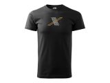 XTLINE Triko unisex černé | velikost L