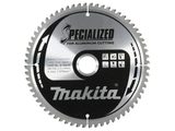 Pilový kotouč na hliník, plast a laminátové dřevo Makita B-09612 Specialized, 190x20mm, 60 zubů
