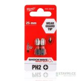 šroubovací bity SHOCKWAVE IMPACT DUTY PH2 25 mm 2 ks 4932430852