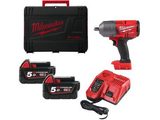 Aku rázový utahovák Milwaukee M18 FHIWP12-502X - 2x aku 18V/5.0Ah, 1491Nm, 3.2kg (4933459693)