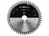 Pilový kotouč na hliník Bosch Standard for Aluminium pro okružní pily a aku pily - 136 x 20 mm, 50 zubů (2608837754)