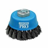 0008-608 151 - Kartáč drátěný hrncový pr. 65mm, závit M14x2,0 , popouštěný ocelový drát