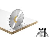 WOOD FINE CUT HW - 160x1,8x20 WD42 zubů - Pilový kotouč na všechny dřevěné materiály, desky s povrchovou vrstvou, MDF, jemný řez pro pily Festool TS 55 F, TSC 55 K, HK 55 a HKC 55 (kód: 205553)