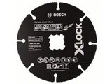 Univerzální řezný kotouč z tvrdokovu pro úhlové brusky se systémem X-LOCK Bosch Carbide Multi Wheel - 125x1.0x22.23mm (2608619284)