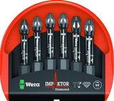6-dílná sada šroubovacích bitů Bit-Check 6 PZ Impaktor 1, WERA, 057692