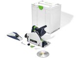 Bezuhlíková aku kotoučová pila Festool TSC 55 KEB-Basic - 2x18V, 160mm, 3.6kg, kufr Systainer SYS3 M 437, bez akumulátoru a nabíječky (576712)