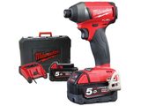 Bezuhlíkový multifunkční aku rázový utahovák Milwaukee M18 FID2-502X - 2x aku 18V/5.0Ah, 1.7kg, 226Nm, kufr (4933464088)
