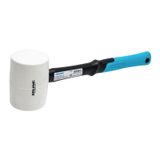 XTLINE Palička gumová bílá - sklolaminátová násada | 65 mm