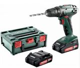 602207560 BS 18 aku vrtačka 2x2Ah LiIon metaBOX