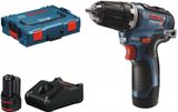 Bezuhlíková aku vrtačka bez příklepu Bosch GSR 12V-35 Professional - 2x 12V/3.0Ah, 35Nm, 0.75kg, kufr (06019H8002)