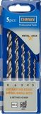 65405599 sada vrtáků do kovu 5-SET HSS-G MSP 3-8mm