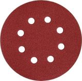 Brusný výsek s dírami 125 mm zr. 40-240