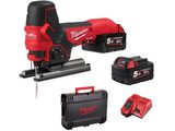 Bezuhlíková aku přímočará pila Milwaukee M18 FBJS-502X - 2x 18V/5.0Ah, 100mm, 2.8kg, kufr (4933464800)