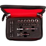 Sada s kompaktní ráčnou 1/4" Milwaukee (39 ks)