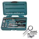 H1120 sada hlavic 1/4" HONIDRIVER (20 dílů)