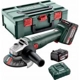 Metabo W 18 L 9-125 Q akumulátorová úhlová bruska18V 2x5,2 Ah