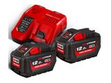 Sada nabíječky a akumulátoru M18 HNRG-122 Milwaukee - 2x aku 18V/12.0Ah + nabíječka