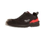 Bezpečnostní obuv, vodoodpudivá kůže nubuk, Milwaukee Flextred™ S3S 1L110133 ESD SC FO SR černá barva (vel.42), 4932493720