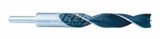 Spirálový vrták do dřeva z CV ocele, válcovaný (4110-12) 12/80/150 mm