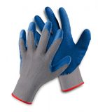 Rukavice povrstvené FF HS-04-002 latex 10 modré